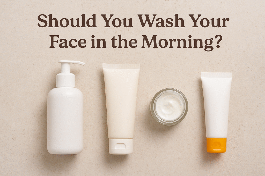 should you wash your face in the morning